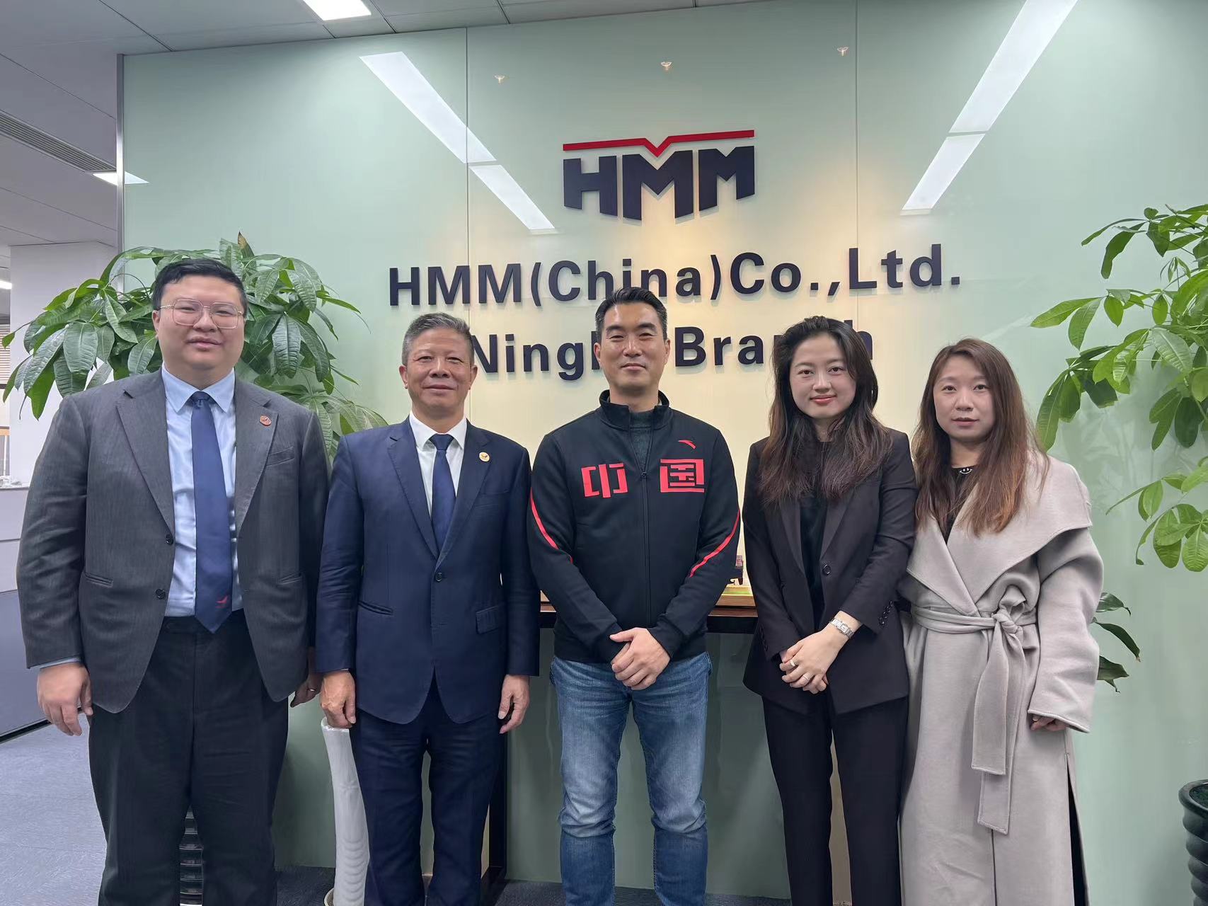 Group senior management visited HMM